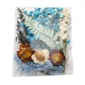 Vari materiali per mini bouquet di fiori secchi per carte e decorazioni fai da te - Kit materiale fai-da-te / 17,5g/Confezione / Gamma di colori blu