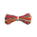 Colorful 0.8mm nylon cord bundle for DIY jewelry making, braiding and craft projects - 0.8mm (1 Piece) / Gradient Dye #093 (Approx 10m)