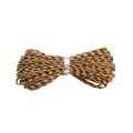 0.8mm multi-color braided nylon jade thread cord for DIY jewelry making projects - 0.8mm (1 Piece) / Gradient Dye #095 (Approx 10m)