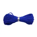 Durable 0.8mm blue jade cord for DIY jewelry making and braided bracelets. - 0.8mm (10 Meters/Pack) / Sapphire Blue
