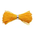0.8mm bright yellow braided jade thread for DIY handmade jewelry bracelets and necklaces - 10m/Bundle (0.8mm) / Orange