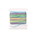 Colorful 0.8mm No. 72 jade thread nylon cord for DIY handmade bracelet and necklace - 0.8mm (5m/1 Piece) / Gradient (#077)