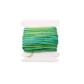 Variegated green and blue 0.8mm No. 72 jade thread nylon cord for DIY jewelry making - 0.8mm (5 Meters/Bundle) / Gradient Dye #081