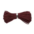Professional 0.8mm dark red jade cord bundle for DIY jewelry braiding and handicrafts - 0.8mm (10m/Bundle) / Brown
