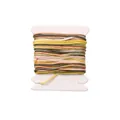 High-quality 0.8mm multi-colored nylon braided jade thread for DIY jewelry making - 0.8mm (5 Meters/Bundle) / Gradient Dye #088