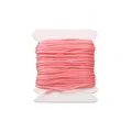 0.8mm pink jade thread braided cord on white spool for DIY jewelry making crafts - 0.8mm (5m Pack) / Flesh Pink