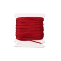 Premium red 0.8mm jade thread spool for DIY handmade jewelry making and bracelet weaving - 0.8mm (1 Piece) / Wine Red (5m/Card)