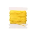 Yellow 0.8mm jade thread for DIY jewelry making and braiding, wound on a white bobbin - 0.8mm (1 Piece) / Yellow (5m/Card)