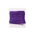 0.8mm purple braided jade thread on spool for DIY jewelry making accessories - 0.8mm (1 Piece) / Deep Purple (5m/Card)