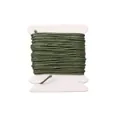 Dark green No. 72 jade thread cord 0.8mm for DIY jewelry braiding and craft projects. - 0.8mm (5m/Card, 1 Piece) / Army Green