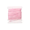 High quality 0.8mm pink jade thread braided cord for DIY jewelry making and bracelets - 0.8mm (5m/Card, 1 Piece) / Pink