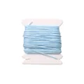 Light blue 0.8mm encrypted jade thread on white bobbin for DIY hand-woven jewelry - 0.8mm (5m/Bundle, 1 Piece) / Light Blue