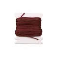 High-quality dark red 0.8mm jade thread for DIY jewelry making, braiding and crafts - 0.8mm (5m/Bundle, 1 Piece) / Brown