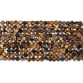 Strands of natural irregular square tiger eye stone beads for DIY jewelry making - Approx. 40-45 Pieces/Strand / Tiger Eye