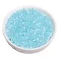 Translucent light blue cat eye glass beads for DIY jewelry making and bracelet supplies - Light Blue