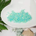 Perlas de imitación de ABS turquesa iridiscentes para joyería DIY y nail art decor. - Diámetro 4mm (Aprox. 500pcs) / Multicolor Azul Cielo Verde Claro