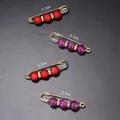 Set mit vier 5,5 cm dekorativen Sicherheitsnadeln für die Taillenanpassung von Kleidung - Stil E-105 / 4er-Set