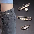Set aus Perlen-Anstecknadeln zum Verengen des Hosenbundes, 3,8 cm und 5,5 cm - Stil E-88 / 3er-Set