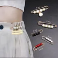 Dekorative verstellbare Taillenschnallen in verschiedenen Größen für Hosen und Röcke - Perlen- und Strass-Abstandhalter-Stil (E-92) / 5 Stück