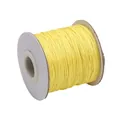 Durable yellow Korean waxed cord thread for DIY necklace and bracelet jewelry making - 10 Meters/Bag / Yellow