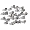 Perles d'espacement cylindriques creuses en alliage argent antique pour bijoux DIY - Style 30316 (Argent Antique)