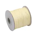 Creamy light yellow Korean waxed cord spool for DIY handmade jewelry and bracelets - Beige