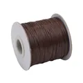 Professional dark brown Korean waxed cord spool for DIY handmade jewelry crafts - Dark Coffee