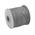 Gray waxed cord spool specifically for DIY jewelry making and various handmade crafts projects - Gray