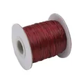 Premium burgundy Korean waxed cord spool for DIY handmade jewelry braiding crafts - Burgundy