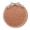 Kleine pfirsichfarbene Saatperlen mit Eis-Finish für DIY-Schmuckherstellung in Deko-Schale - 20g pro Packung / Schmetterlingsrosa
