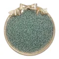 Transluzente grünlich-graue Rocailles für die DIY-Schmuckherstellung im Dekotablett - 20g pro Packung / Frühlingsblau