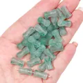 Green marbled glass bamboo joint beads for DIY handmade jewelry making in hand - 20Pcs/Pack / Peacock Green