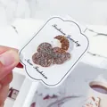 Korean style cloud and moon brooch with colorful rhinestones - Rainbow Moon Style (LY6)