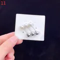 3er-Set elegante weiße Perlen-Sicherheitsnadeln zur Taillenverengung auf schwarzem Grund - Gerade Perlen Metall Ball Nadeln (11)