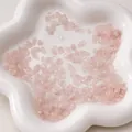 Éclats de verre rose translucide pour la fabrication de bijoux DIY créatifs - 20 Pcs/Pack / Couleur Quartz Rose