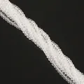 Διαφανείς γυάλινες χάντρες 2mm για χειροποίητα κοσμήματα και δημιουργίες DIY κατασκευές - 3mm Περίπου 105 Τεμάχια/Σειρά / Διαυγές Λευκό