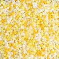 Mix di perline di vetro gialle e bianche per creare gioielli, bracciali e collane fai-da-te - Gamma gialla