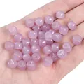 8x7mm lavender purple translucent glass apple beads for DIY jewelry making and bracelets - Purple