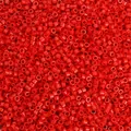 Perline di vetro rosse vivaci per la creazione di gioielli fai-da-te, braccialetti - Rosso vivo
