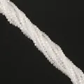 2mm διάφανες AB γυάλινες κρυστάλλινες χάντρες για χειροποίητα κοσμήματα και βραχιόλια - 3mm Περίπου 105 Τεμάχια/Σειρά / Λευκό AB