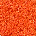 Perline cilindriche in vetro arancione vivace per la creazione di gioielli fai da te - Arancio-Giallo