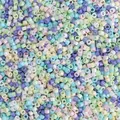 Perline di vetro in colori pastello misti per la creazione di gioielli fai da te - macaron