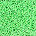 Perline di vetro verde chiaro di alta qualità per la creazione di gioielli fai-da-te - verde pisello