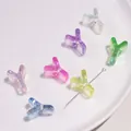 Translucent colorful iridescent Y-shaped acrylic beads for DIY bracelet jewelry making - Letter Y (BSD892)