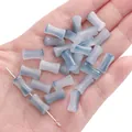 Gradient blue glass bamboo joint spacer beads for DIY jewelry and hair accessories craft - 20 Pieces/Pack (6x12mm) / Indigo