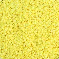 Perline di vetro cilindriche giallo brillante per la creazione di gioielli fai da te - Giallo Ambra