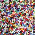 Misto di perline cilindriche in vetro colorato per la creazione di gioielli DIY - Colore Casuale