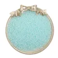 Eis-transparente hellblaue Glasperlen für DIY-Schmuckherstellung und Armband-Basteln - Aquablau