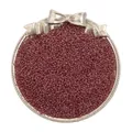 Hochwertige kastanienbraune Rocailles für DIY-Schmuck wie Armbänder und Halsketten - Dunkel Nanhong Rot