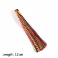 Nappa in seta colorata fatta a mano per gioielli fai da te e forcine, lunghezza 12cm - 1 Pezzo / Multicolore